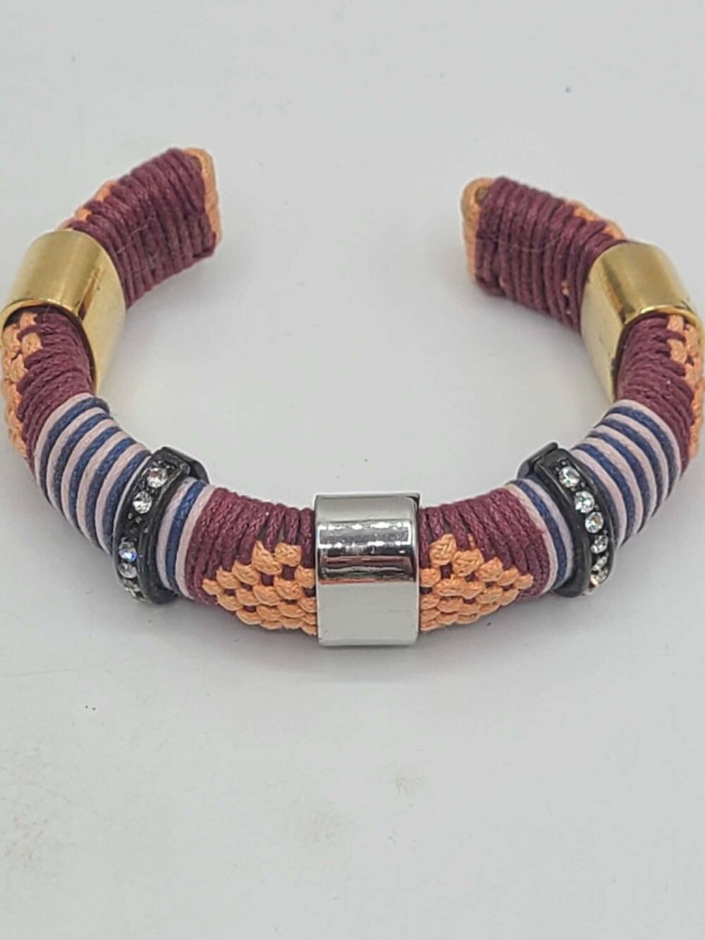 J Crew Woven Boho Cuff Bracelet